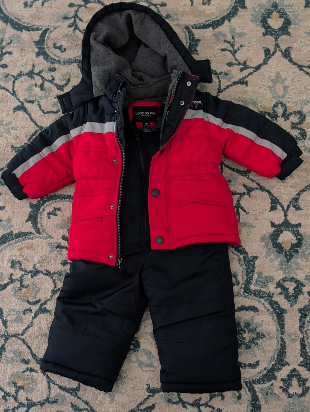 London Fog Infant 18m Winter Snowsuit With Boots